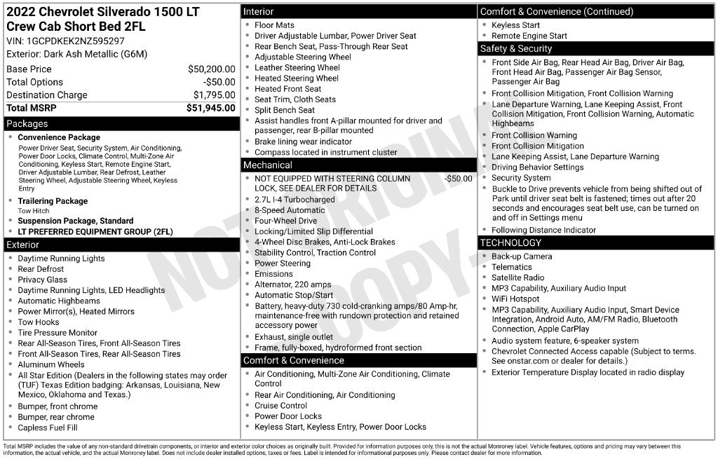 Used 2022 Chevrolet Silverado 1500 LT AWD/4WD image 19