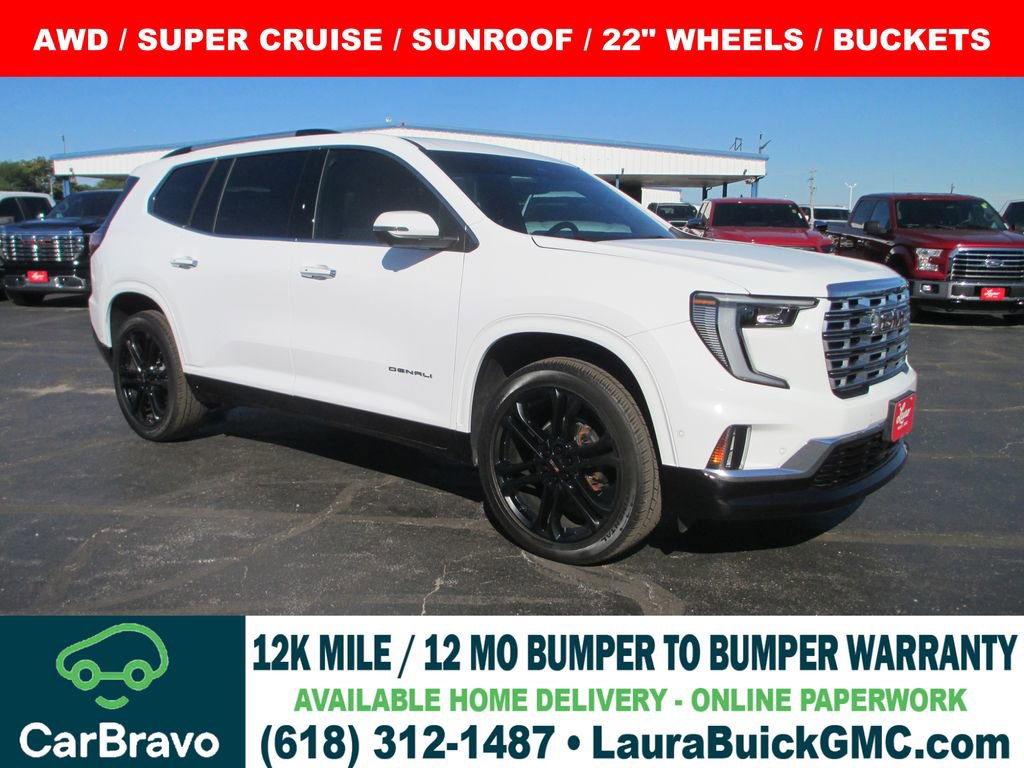 Used 2024 GMC Acadia Denali w/ Super Cruise Package
