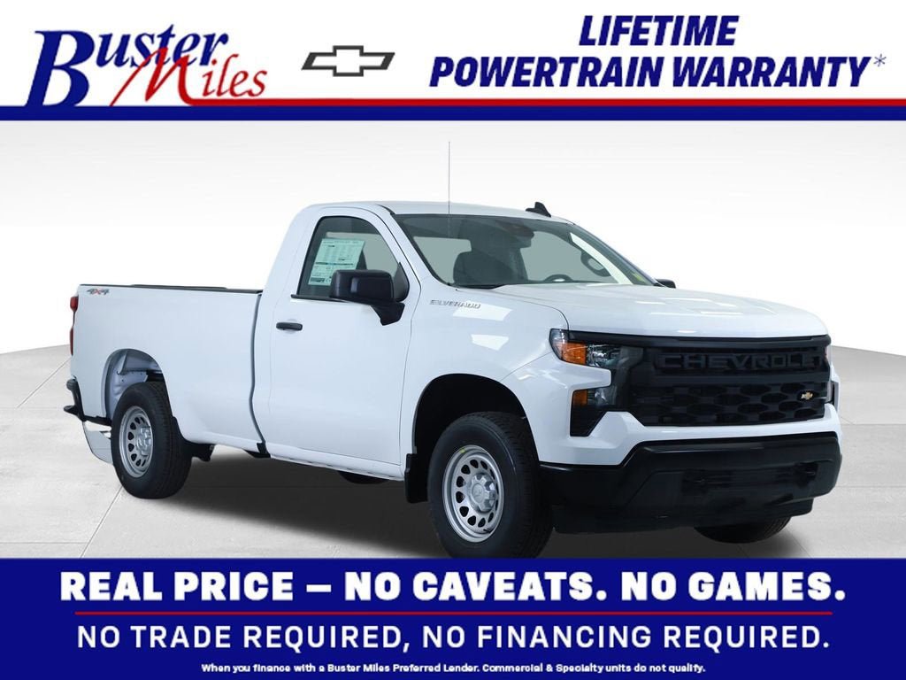 New 2026 Chevrolet Silverado 1500 W/T w/ WT Value Package AWD/4WD image 1
