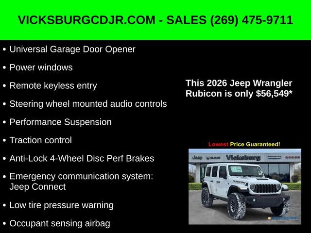 New 2026 Jeep Wrangler Unlimited Rubicon image 22