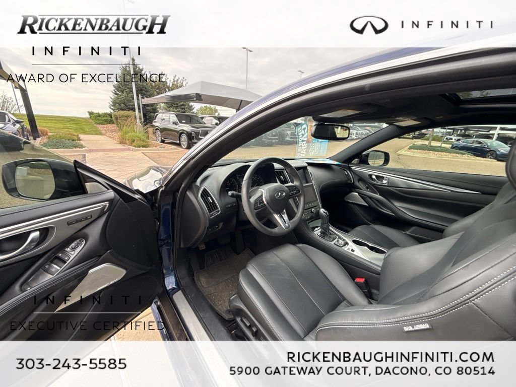 Certified 2022 INFINITI Q60 3.0t Luxe w/ Essential Package RWD image 9