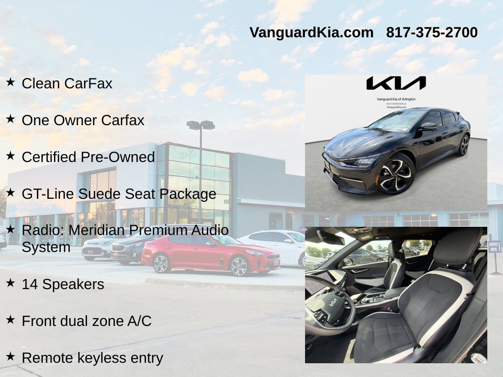 Certified 2023 Kia EV6 GT-Line w/ GT-Line Suede Seat Package AWD/4WD image 6