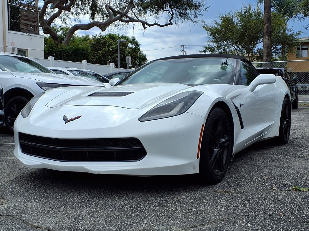 Certified 2016 Chevrolet Corvette Stingray Convertible w/ Carbon Flash Badge Package RWD image 23