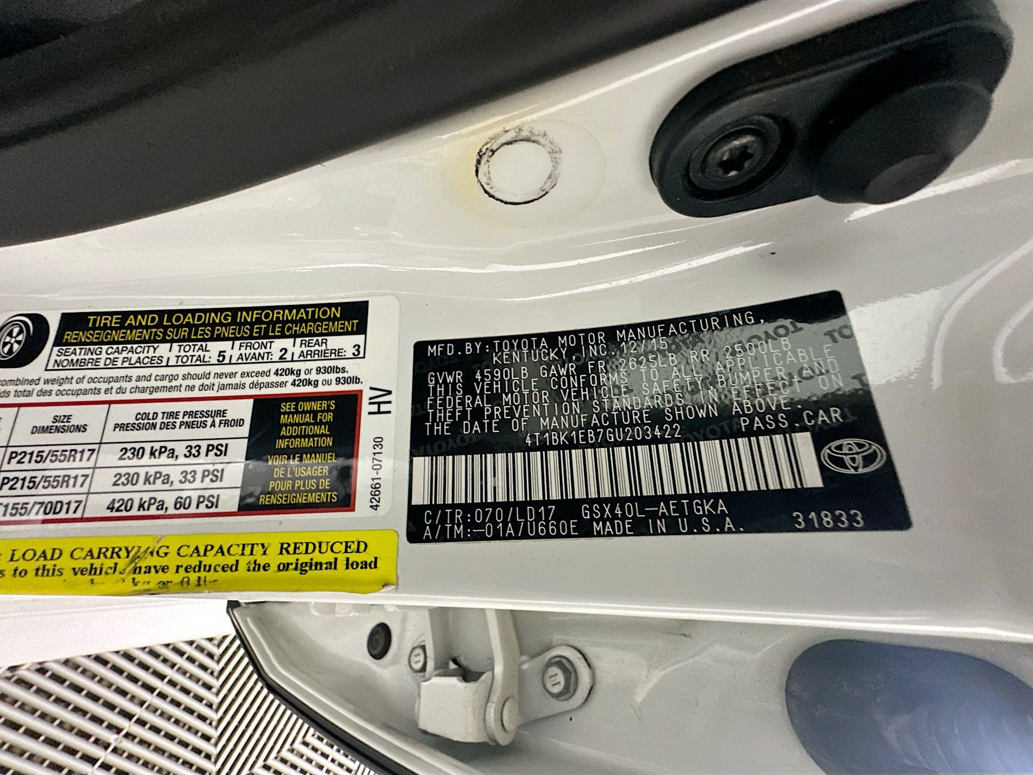 Used 2016 Toyota Avalon XLE FWD image 12