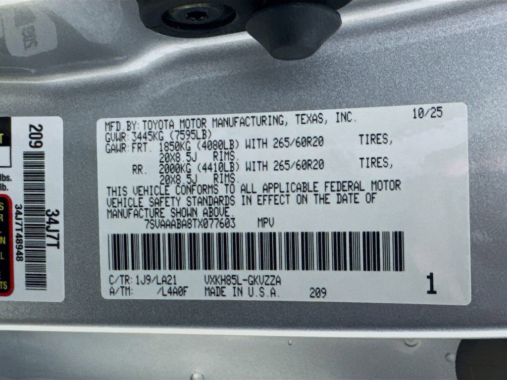 New 2026 Toyota Sequoia Platinum w/ TRD Off-Road Package image 24