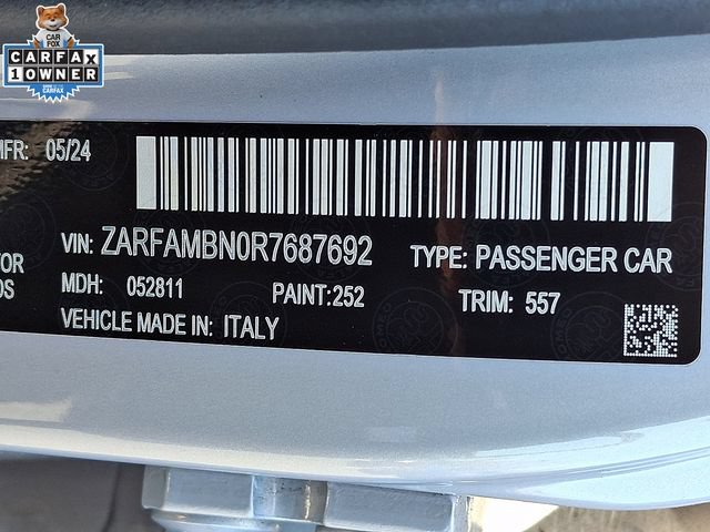 Used 2024 Alfa Romeo Giulia Ti w/ Performance Driving Package RWD image 28