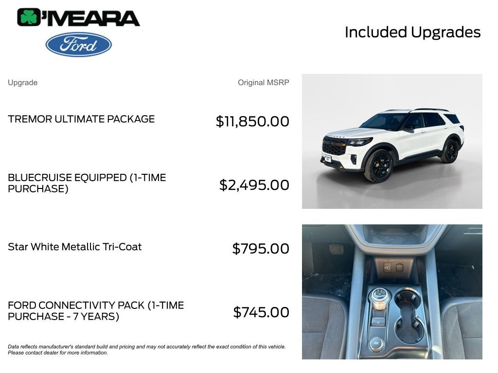 Used 2026 Ford Explorer Tremor w/ Tremor Ultimate Package AWD/4WD image 4