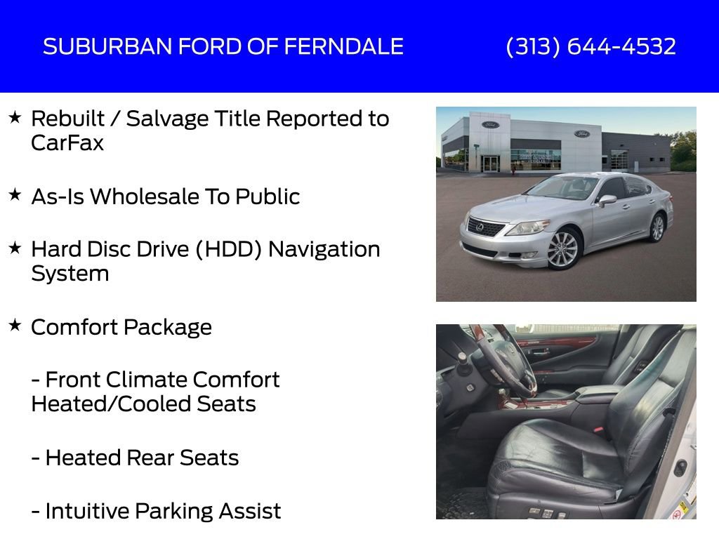 Used 2010 Lexus LS 460 AWD image 4