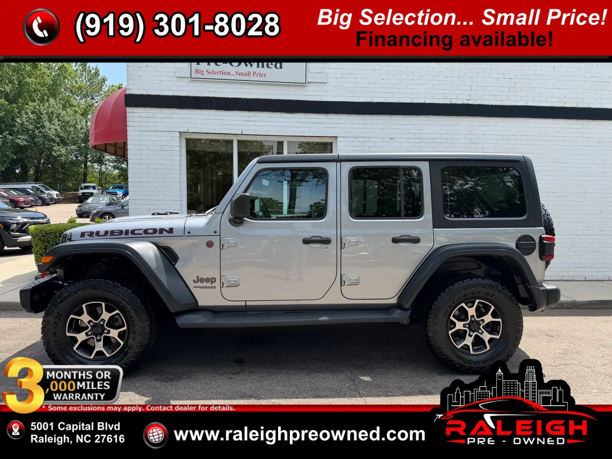 Used 2018 Jeep Wrangler Unlimited Rubicon AWD/4WD image 1