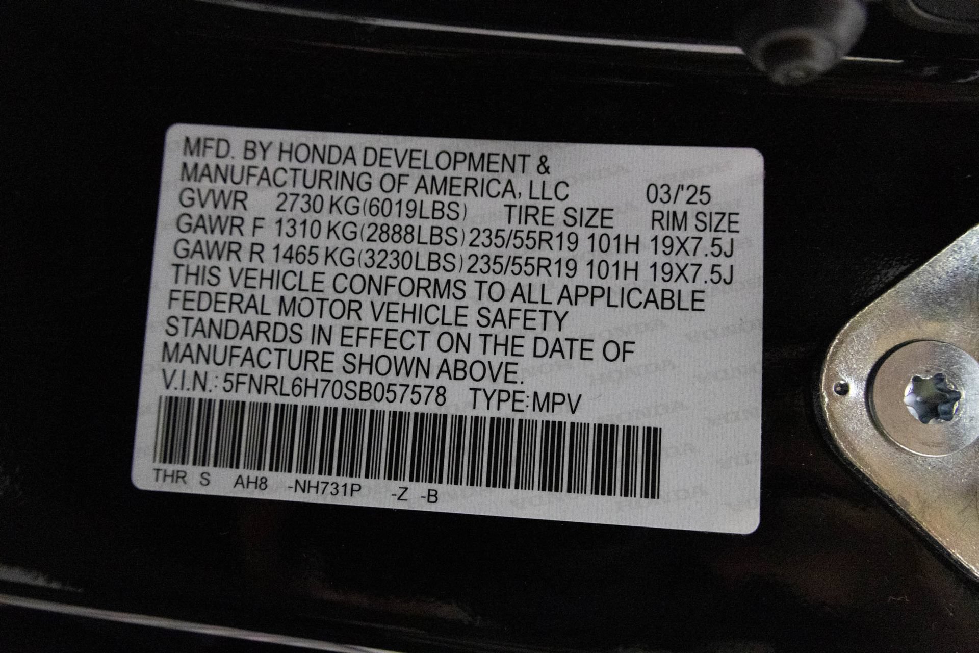 Used 2025 Honda Odyssey Sport-L image 41