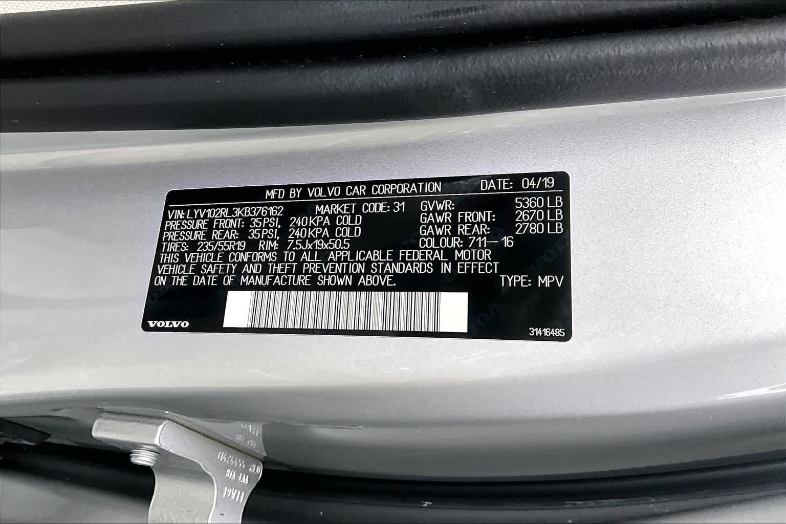 Used 2019 Volvo XC60 T5 Inscription AWD/4WD image 34