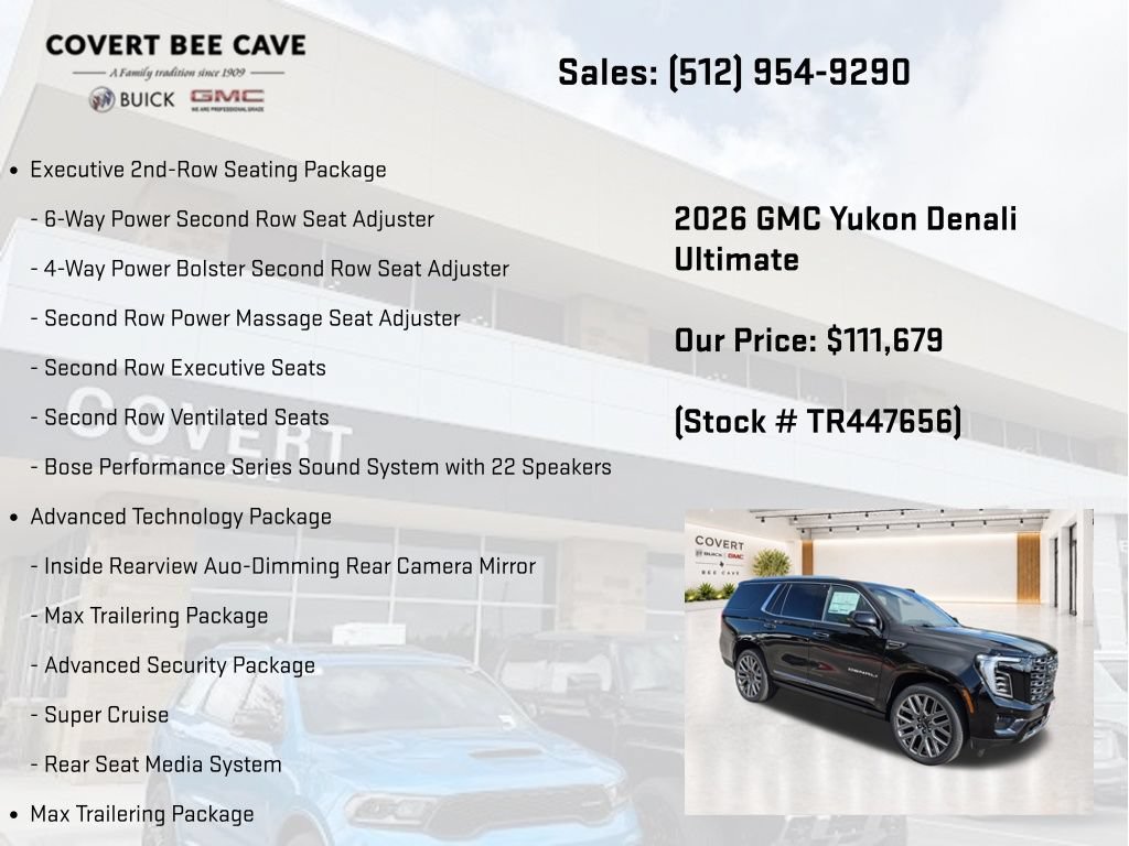 New 2026 GMC Yukon Denali Ultimate AWD/4WD image 20