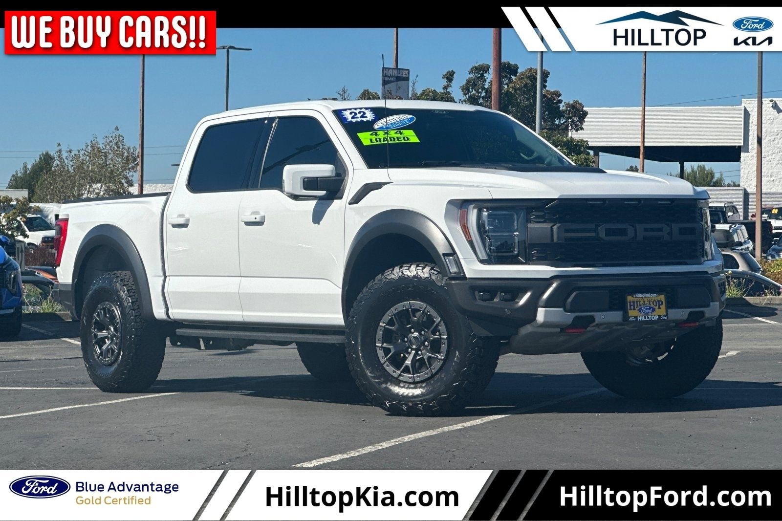 Certified 2022 Ford F150 Raptor