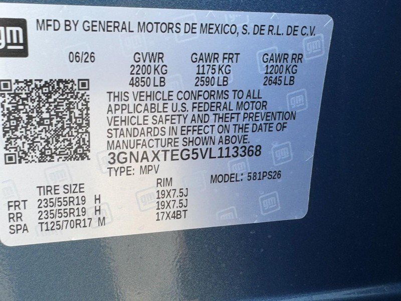 New 2027 Chevrolet Equinox RS w/ LPO, Floor Liner Package AWD/4WD image 35