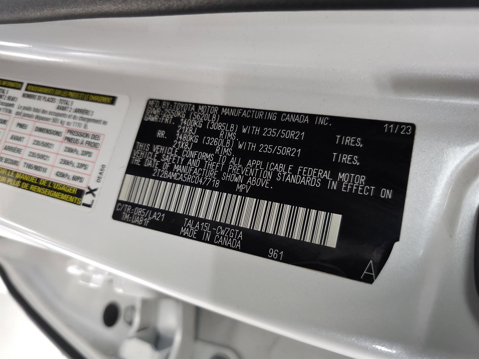 Certified 2024 Lexus RX 350 AWD w/ Convenience Package image 38