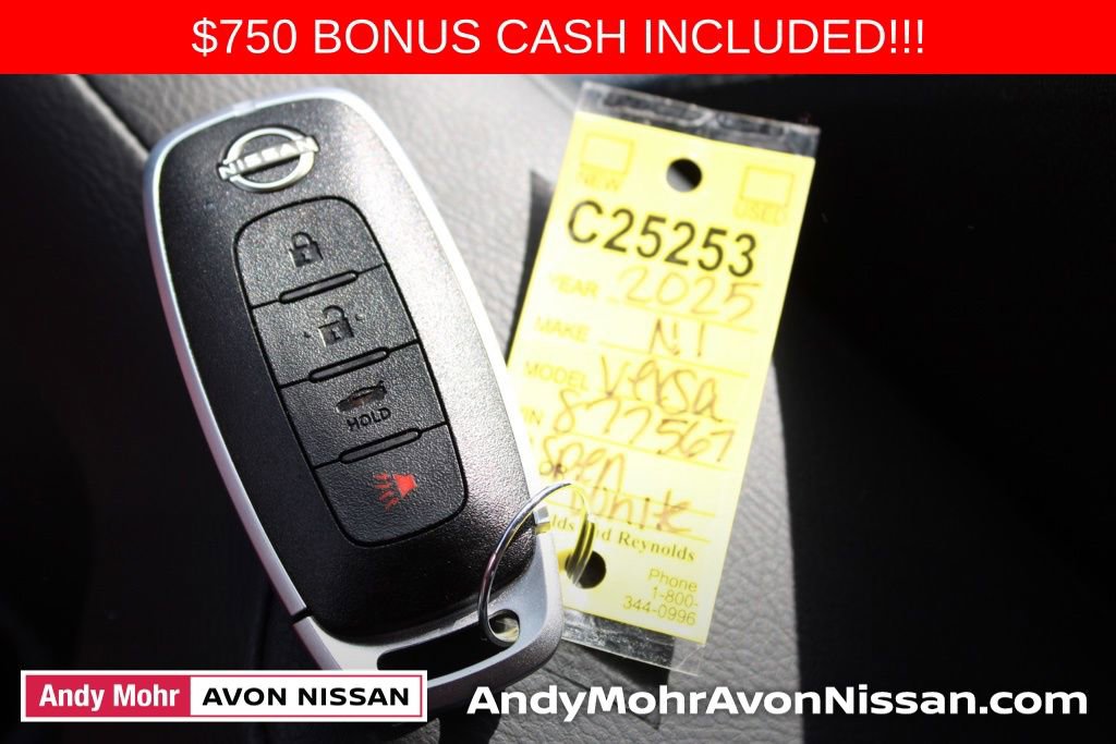New 2025 Nissan Versa SV w/ Trunk Package image 19