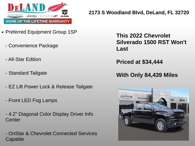 Used 2022 Chevrolet Silverado 1500 RST w/ Z71 Off-Road Package AWD/4WD image 24