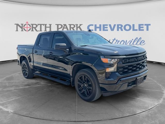 Certified 2024 Chevrolet Silverado 1500 Custom w/ LPO, Dark Essentials Package RWD image 1