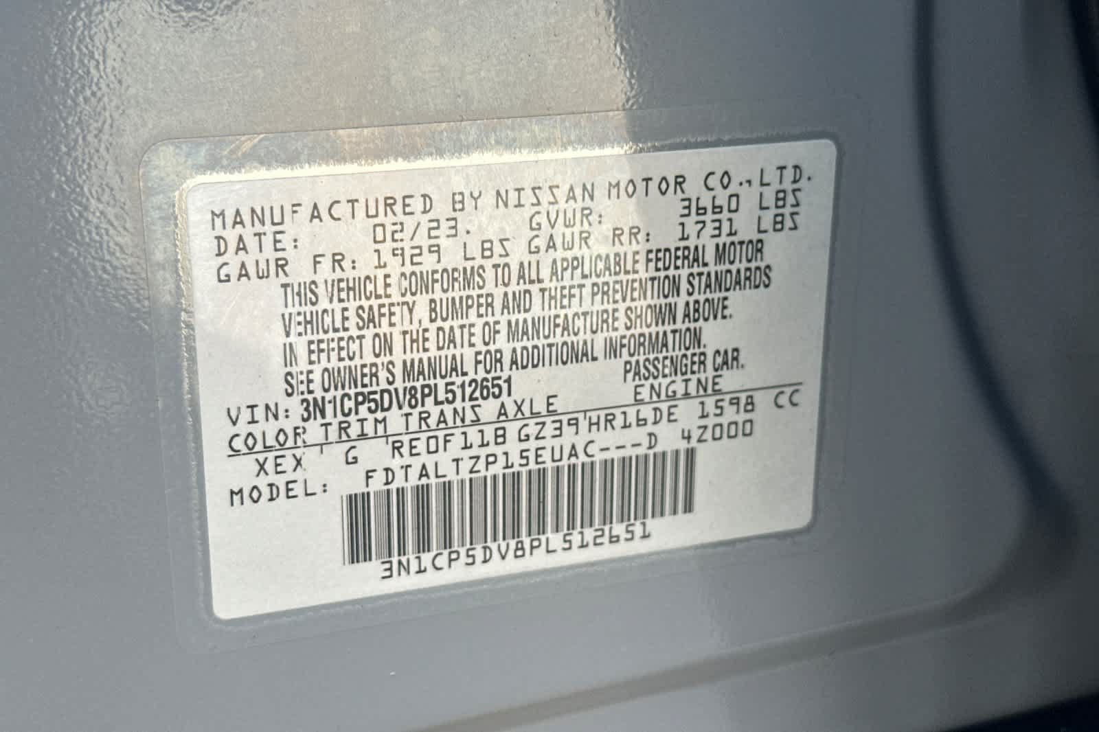 Used 2023 Nissan Kicks SR w/ Interior Electronics Package FWD image 27