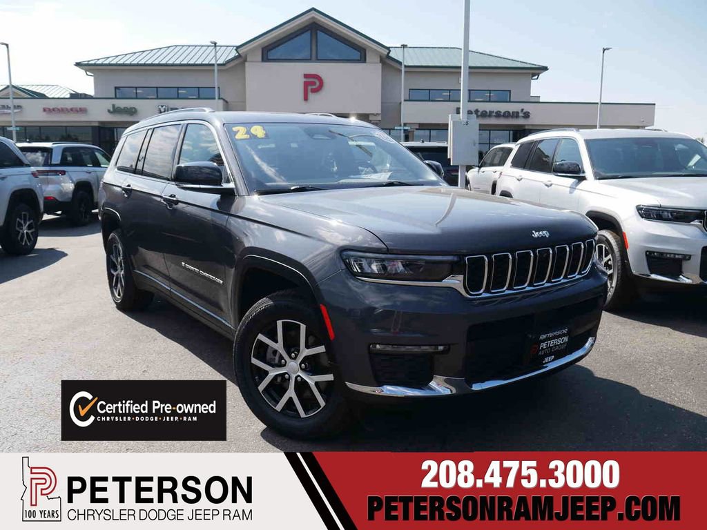 Certified 2024 Jeep Grand Cherokee L Limited w/ Luxury Tech Group II