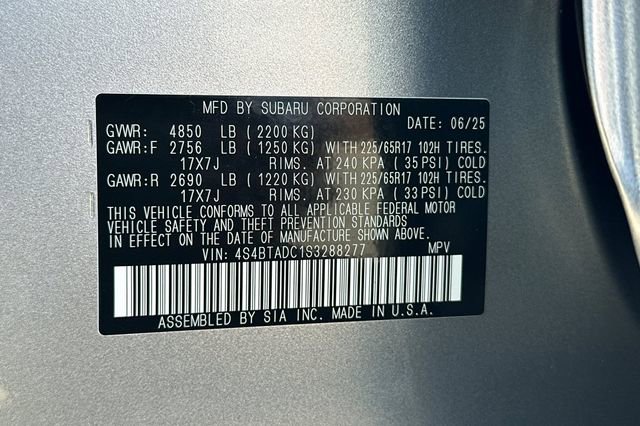 New 2025 Subaru Outback Premium image 33