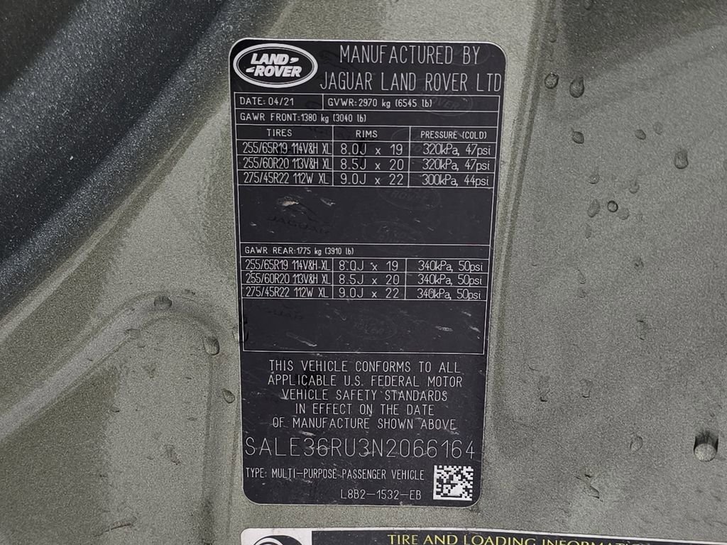 Used 2022 Land Rover Defender 90 X-Dynamic HSE image 37