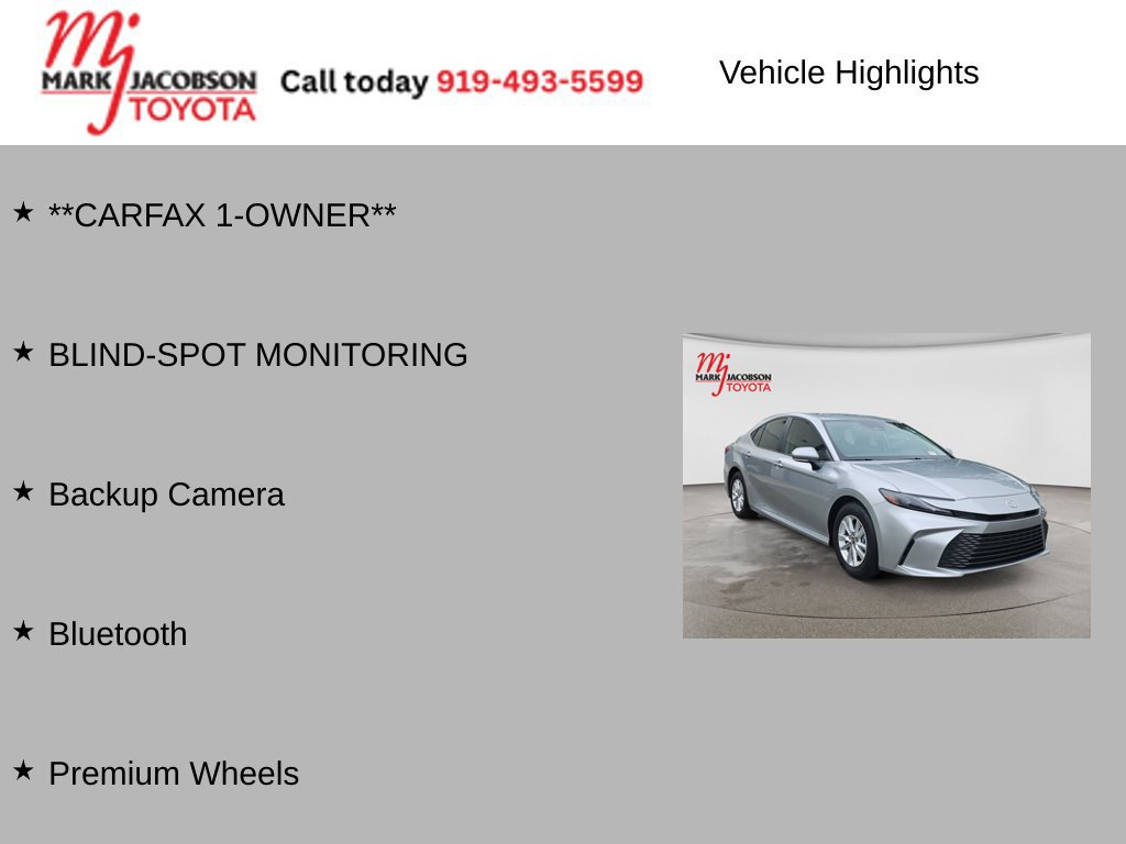 Used 2026 Toyota Camry LE FWD image 6
