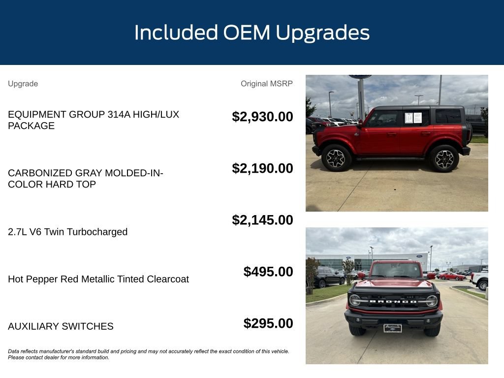 Used 2024 Ford Bronco Outer Banks AWD/4WD image 11