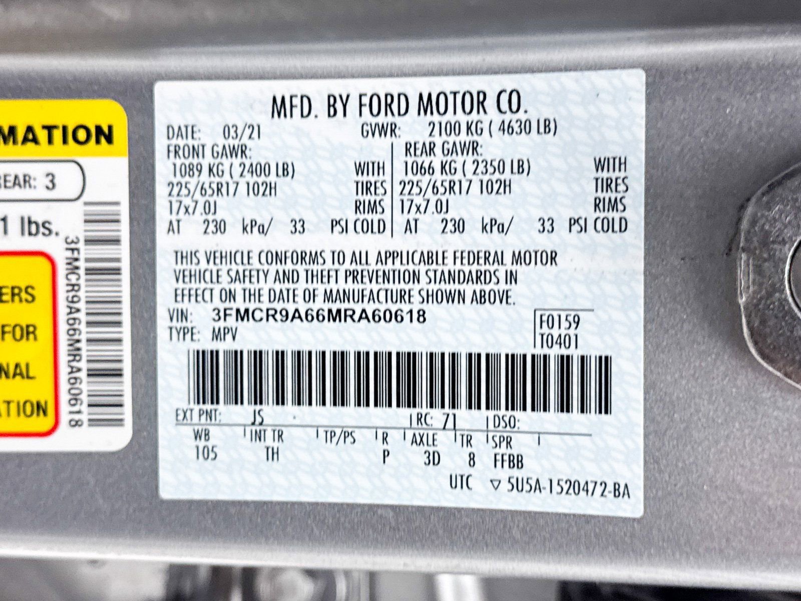 Used 2021 Ford Bronco Sport image 34