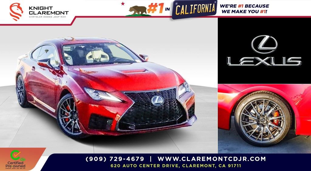 Used 2020 Lexus RC F w/ Premium Package