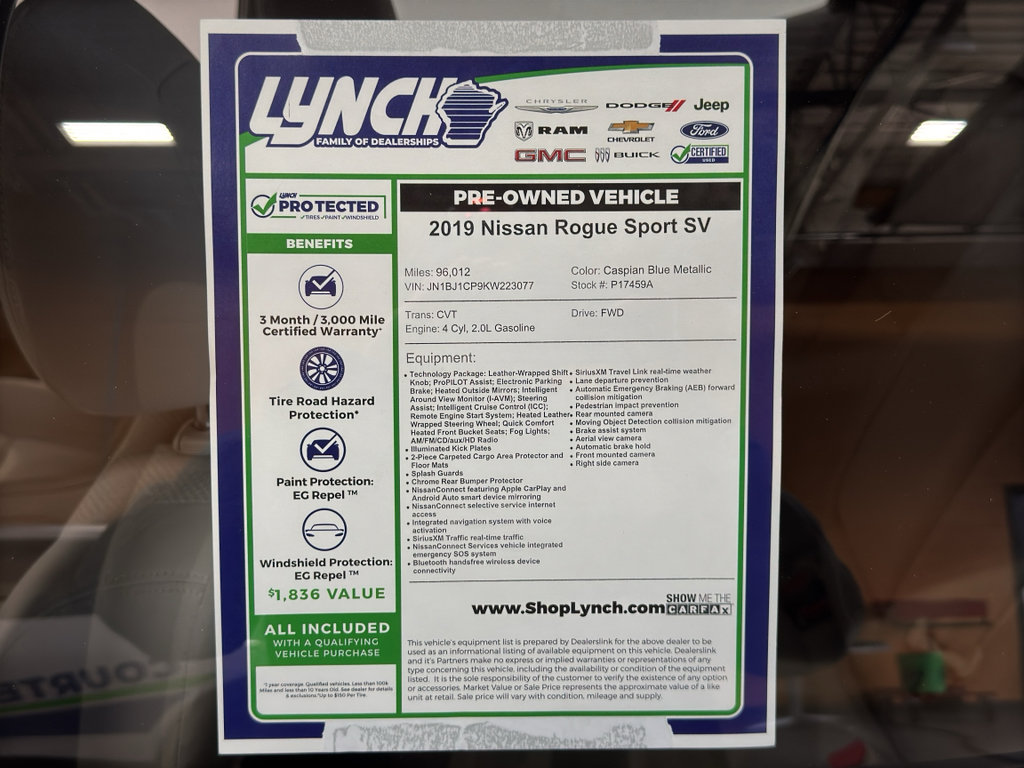 Used 2019 Nissan Rogue Sport SV w/ Technology Package image 37