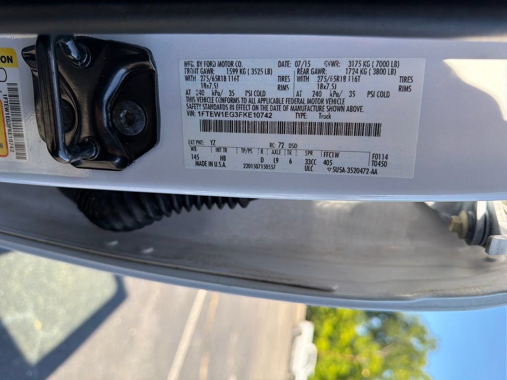 Used 2015 Ford F150 Lariat AWD/4WD image 16