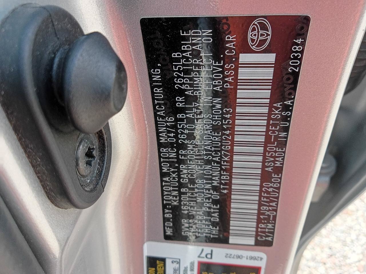 Used 2016 Toyota Camry SE FWD image 26