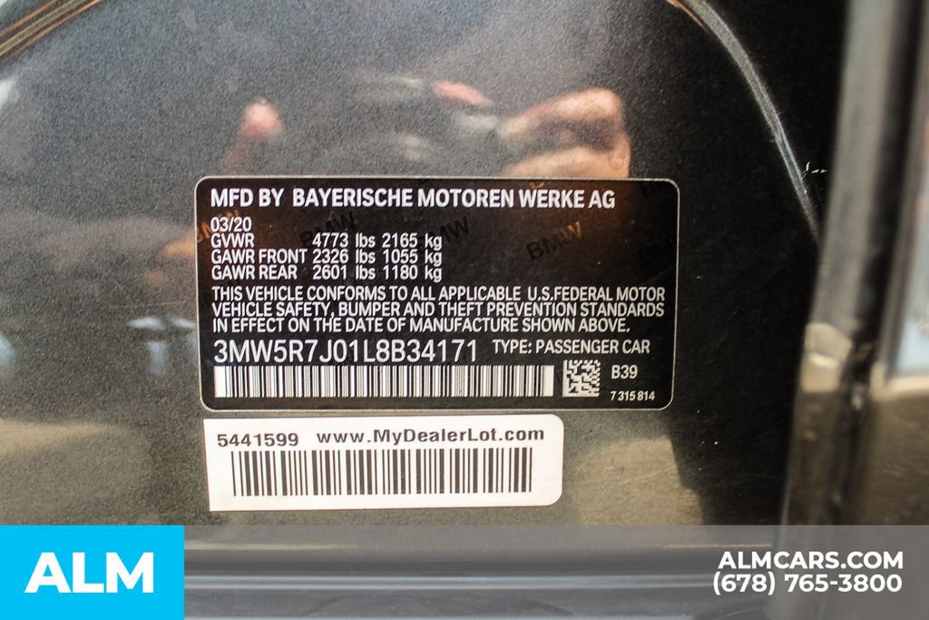 Used 2020 BMW 330i xDrive Sedan w/ Convenience Package AWD/4WD image 39