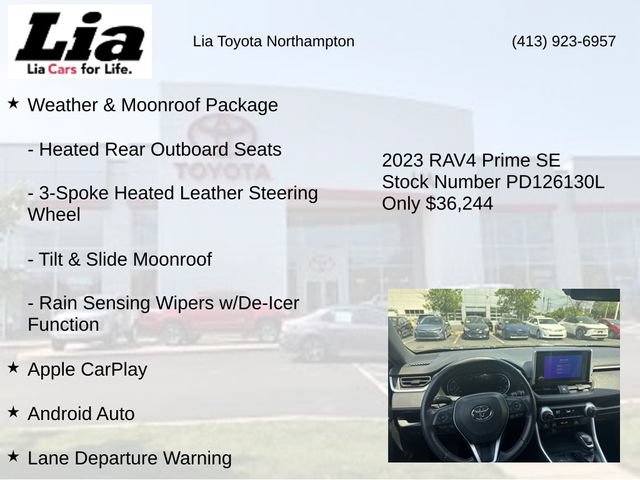 Used 2023 Toyota RAV4 SE w/ Weather & Moonroof Package AWD/4WD image 7
