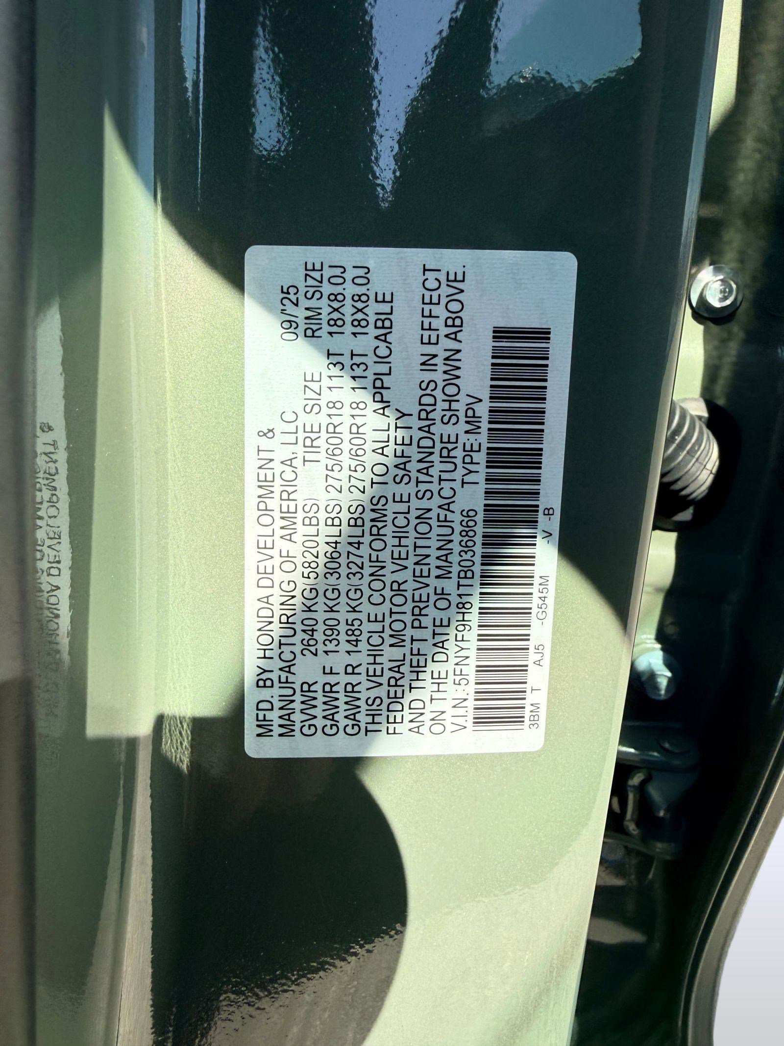 New 2026 Honda Passport TrailSport Elite image 20