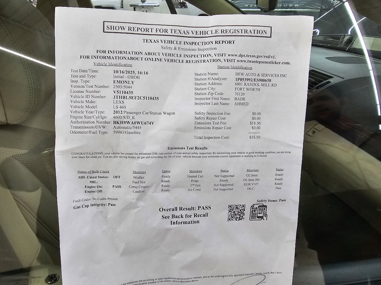 Used 2012 Lexus LS 460 Luxury image 46