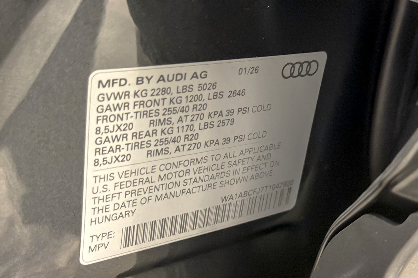 New 2026 Audi Q3 quattro 2.0T AWD/4WD image 28