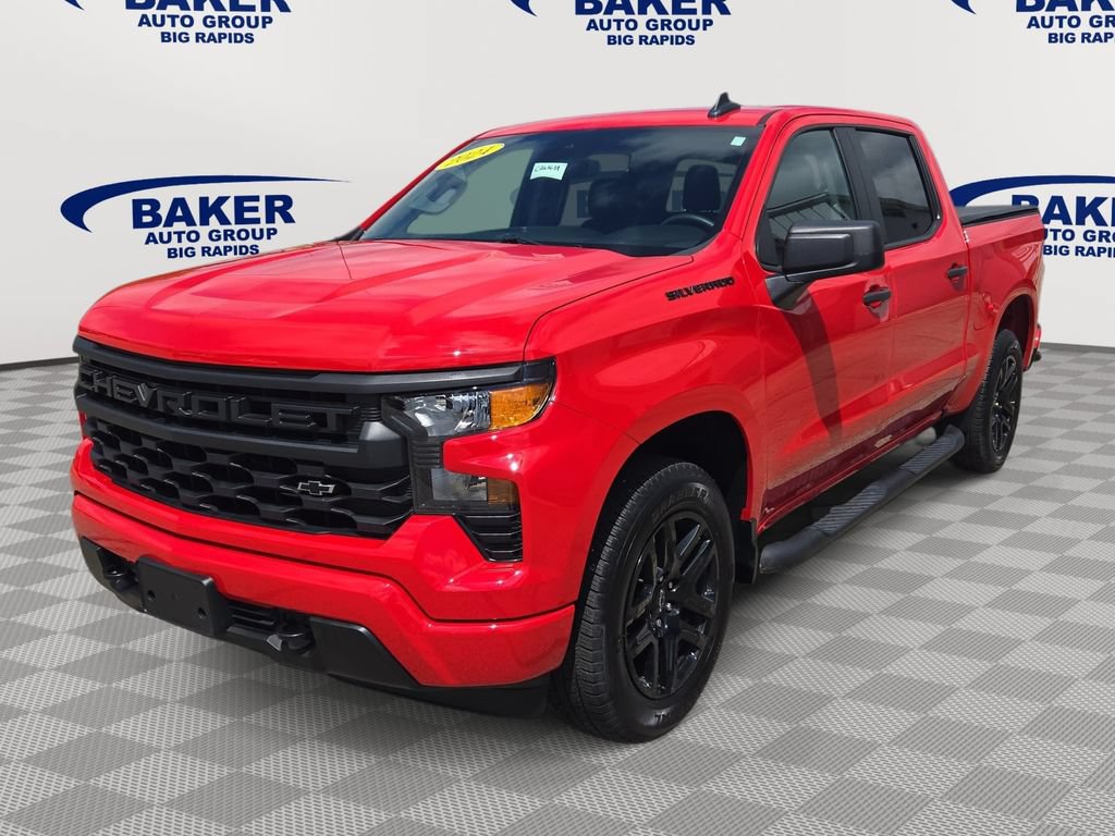 Used 2024 Chevrolet Silverado 1500 Custom w/ LPO, Dark Essentials Package RWD image 7