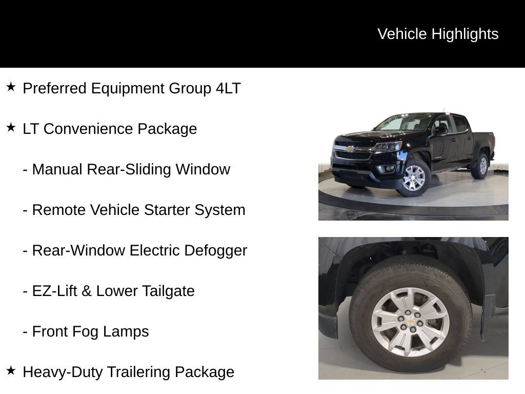 Used 2018 Chevrolet Colorado LT w/ LT Convenience Package AWD/4WD image 7