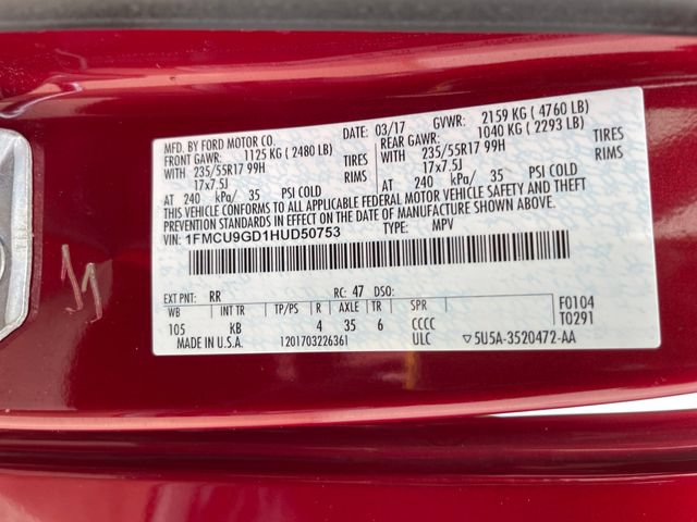Used 2017 Ford Escape SE AWD/4WD image 23