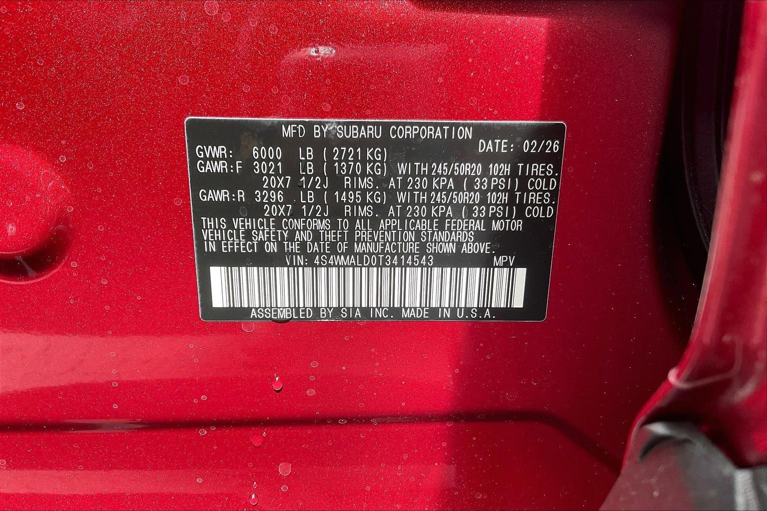 New 2026 Subaru Ascent Bronze Edition image 28