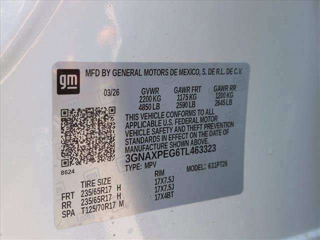 New 2026 Chevrolet Equinox LT AWD/4WD image 18