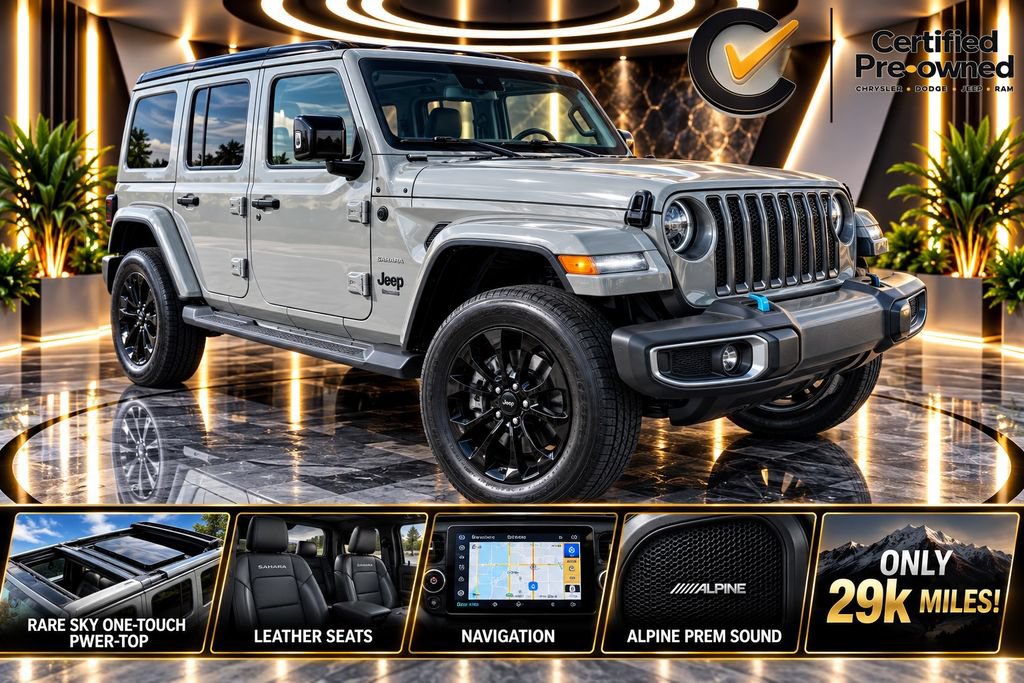 Certified 2023 Jeep Wrangler Unlimited Sahara