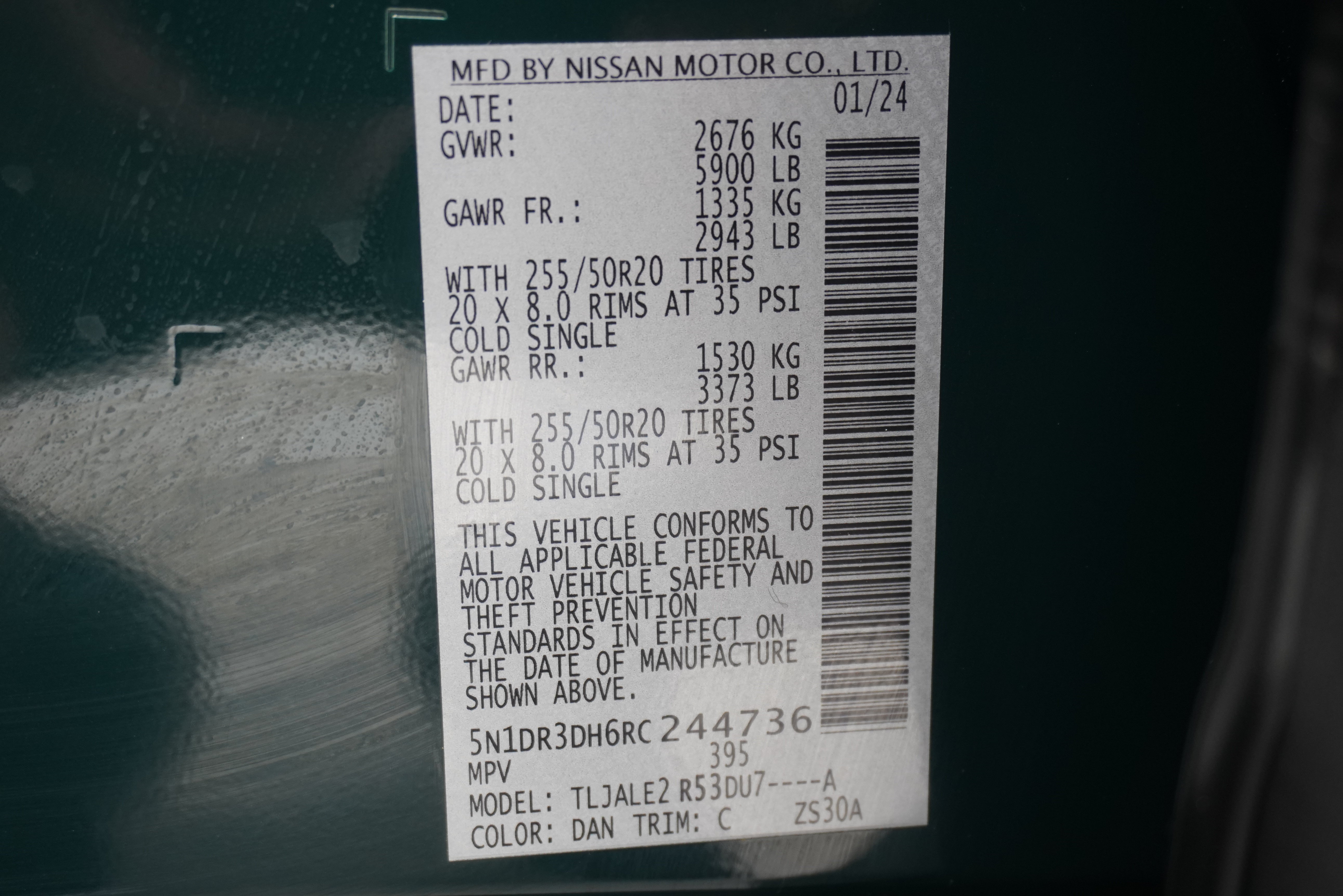 Used 2024 Nissan Pathfinder Platinum w/ Lighting Package (N93) FWD image 38