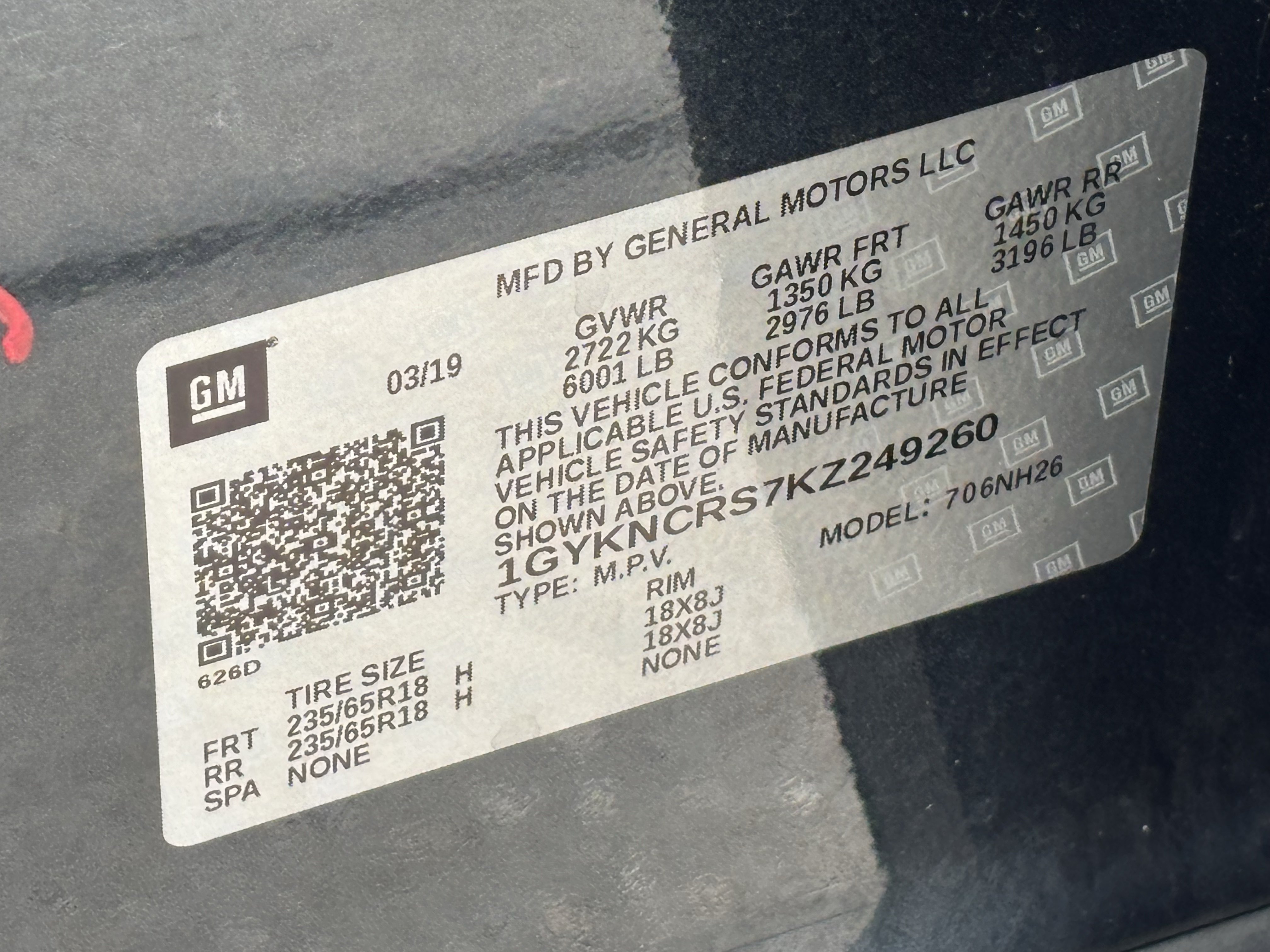 Used 2019 Cadillac XT5 Luxury FWD image 17