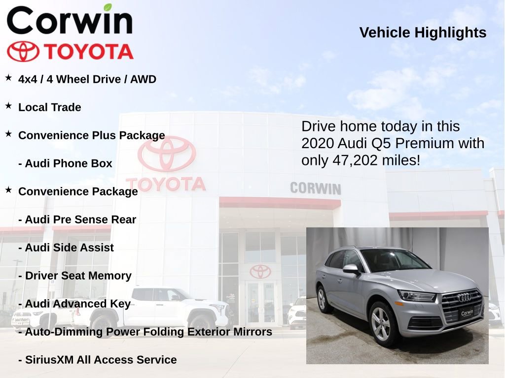 Used 2020 Audi Q5 2.0T Premium w/ Convenience Package image 7