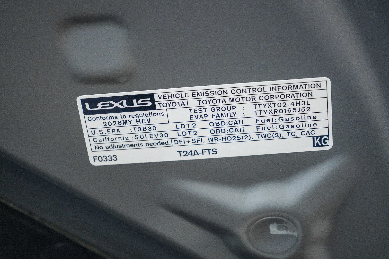 New 2026 Lexus RX 500h F Sport w/ Convenience Package AWD/4WD image 27