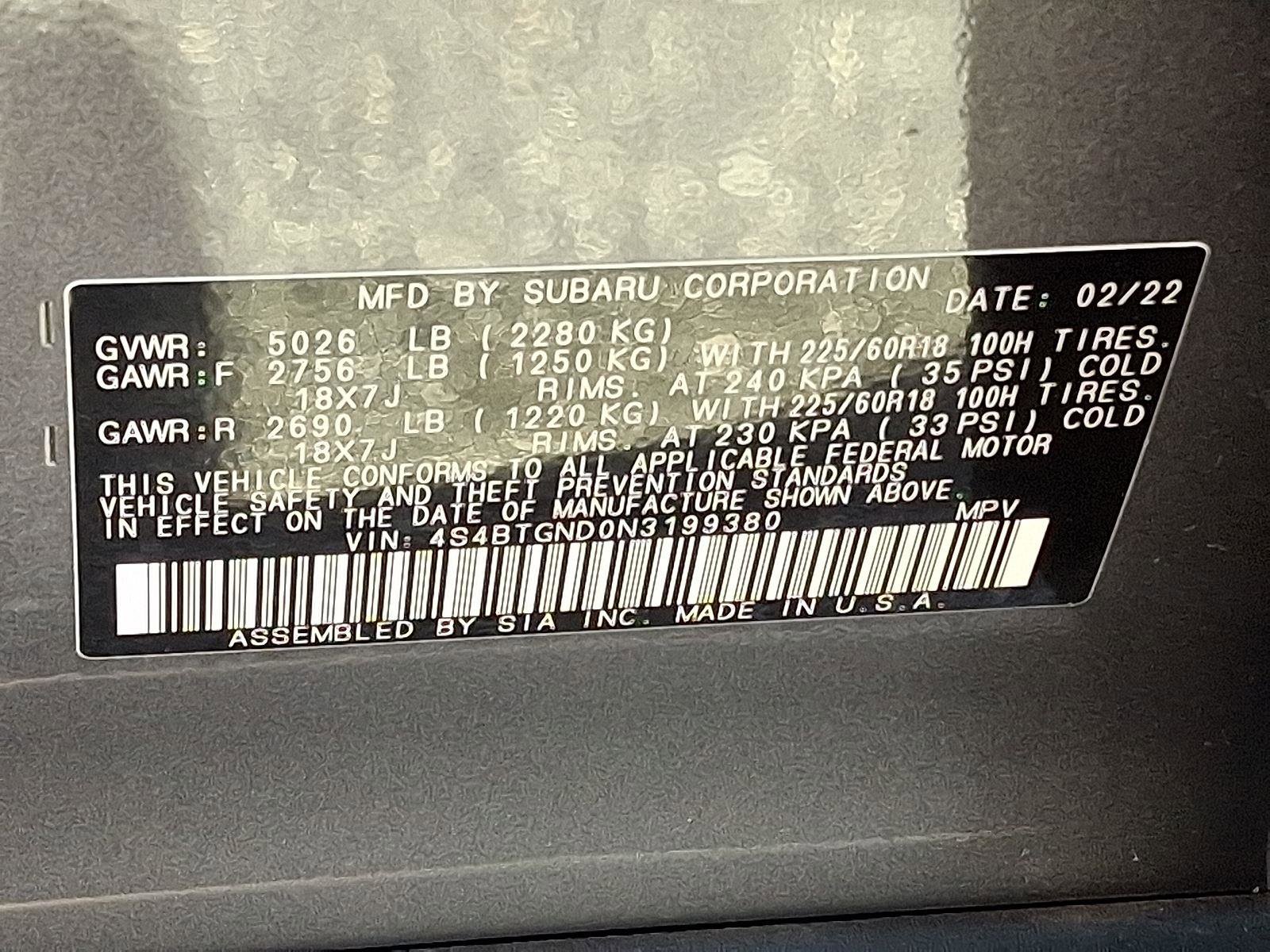 Used 2022 Subaru Outback Limited XT w/ Popular Package #2 image 28