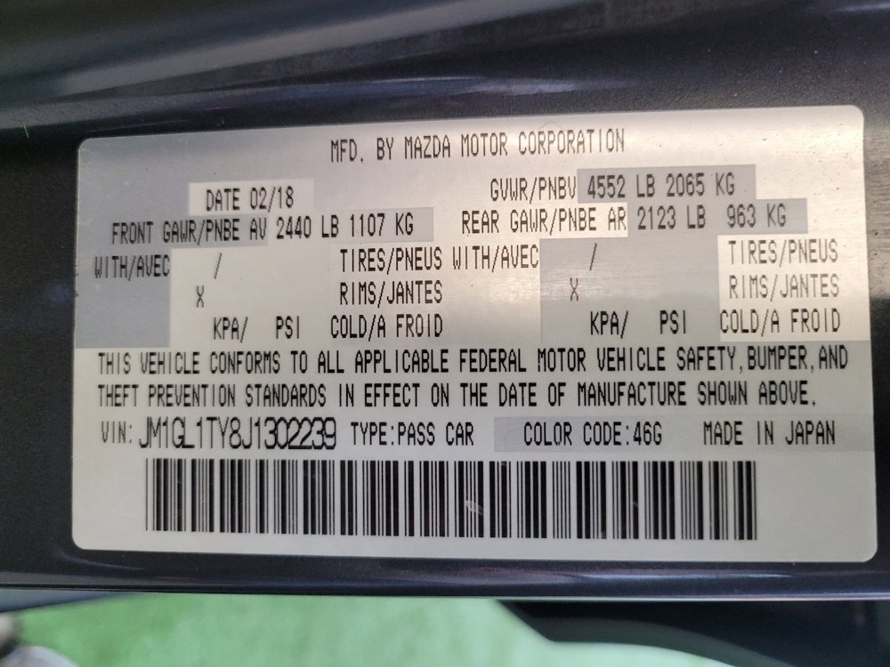 Used 2018 MAZDA MAZDA6 Grand Touring FWD image 33